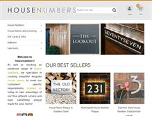 Tablet Screenshot of housenumbers.co.uk