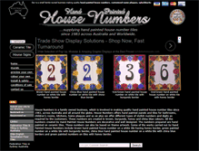 Tablet Screenshot of housenumbers.com.au